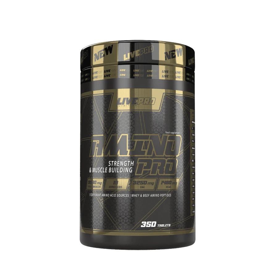 AMINO PRO | 350 TABS | LIVEPRO NUTRITION