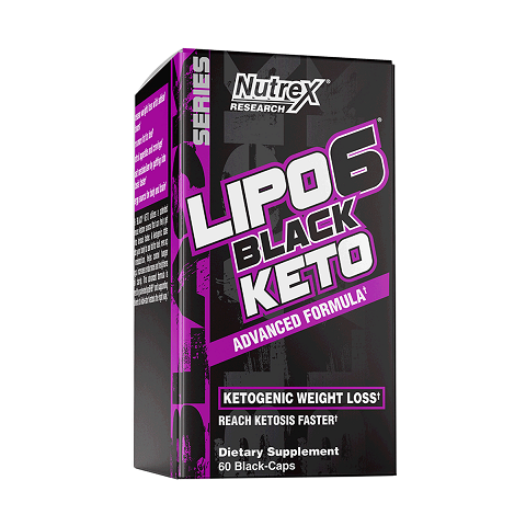 LIPO-6 BLACK KETO | 60 CAPS | BY NUTREX RESEARCH